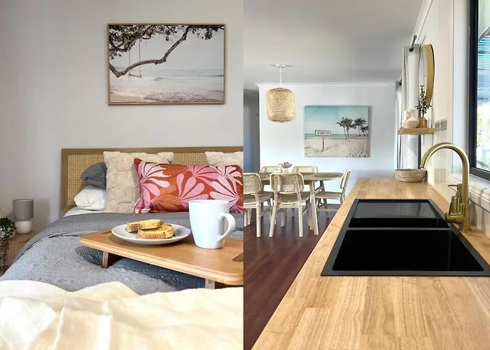 The Little Beach Retreat - Relaxing Family Sized Home One Street From The Sea!